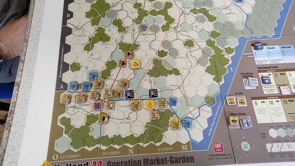 Battle Flat 2026: Holland '44, the battle around Arnhem in early turns.